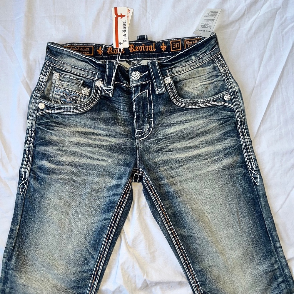 Rock revival straight jeans